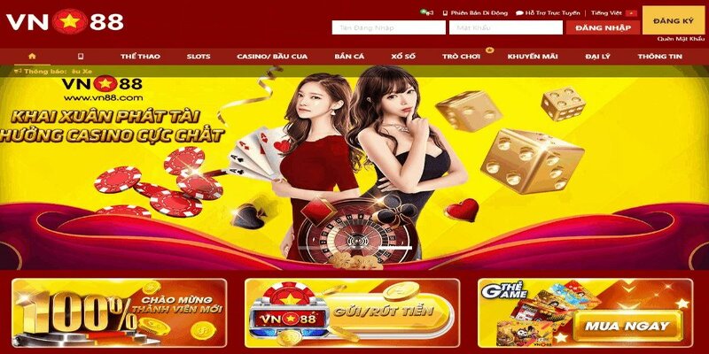 VN88 - Sân chơi top game casino siêu khuyến mãi